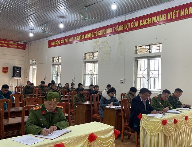 UBND xã Lao Và Chải tổng kết công tác Quốc phòng - An ninh 6 tháng đầu năm 2023